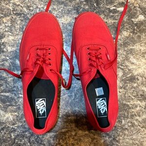 Red Vans Shoes
